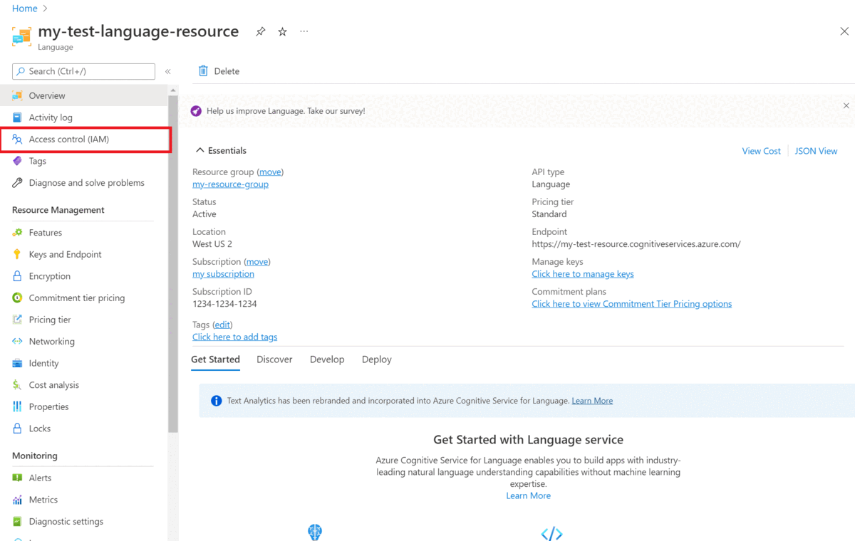 An animated image showing how to set roles in the Azure portal.