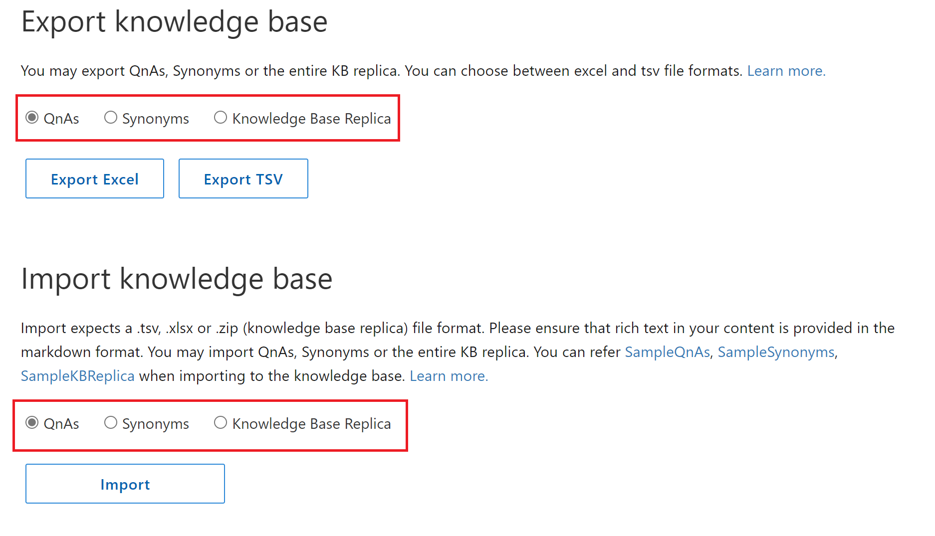 Migrate knowledge base