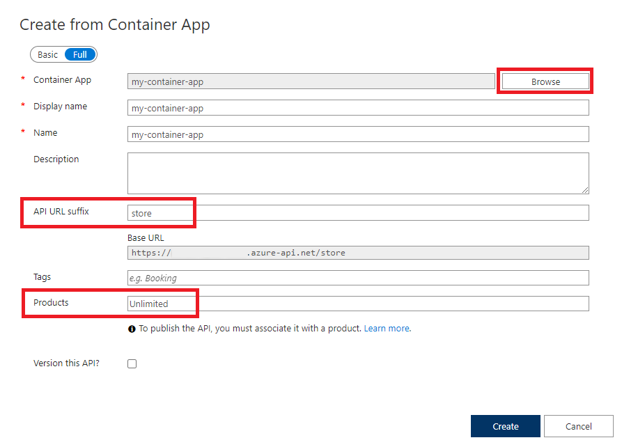 Application container