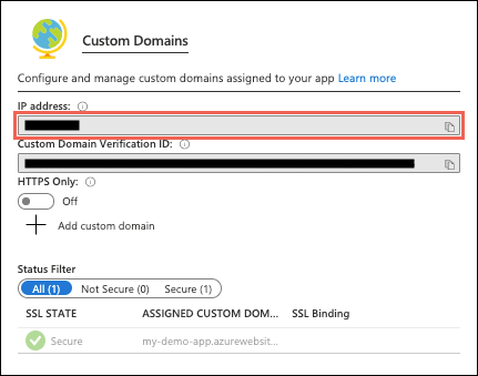 Rebellion road virtue Migrate an active DNS name - Azure App Service | Microsoft Learn