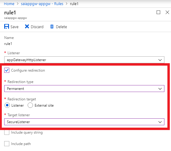 Possible to select gateway based on URL ?