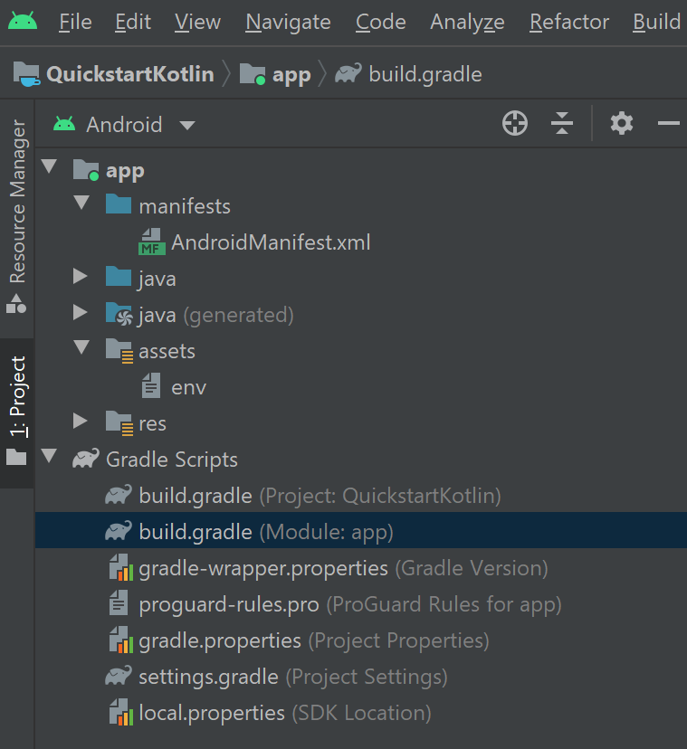 App Gradle implementations- Kotlin