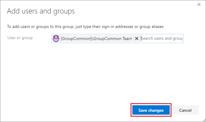 Add users and groups