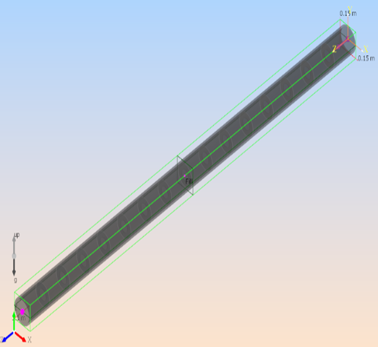 Screenshot that shows the Pipe_500 model.
