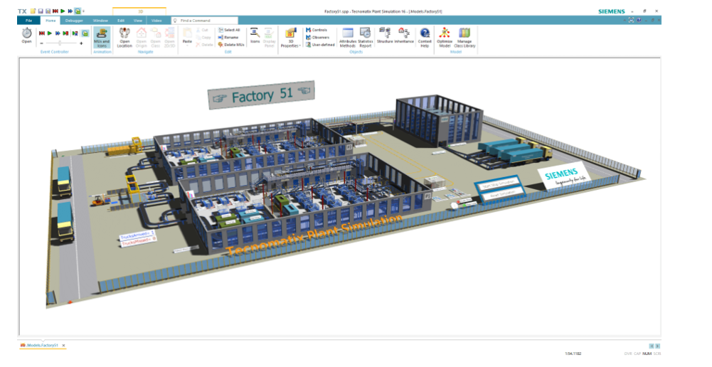 Screenshot that shows the Factory 51 model.