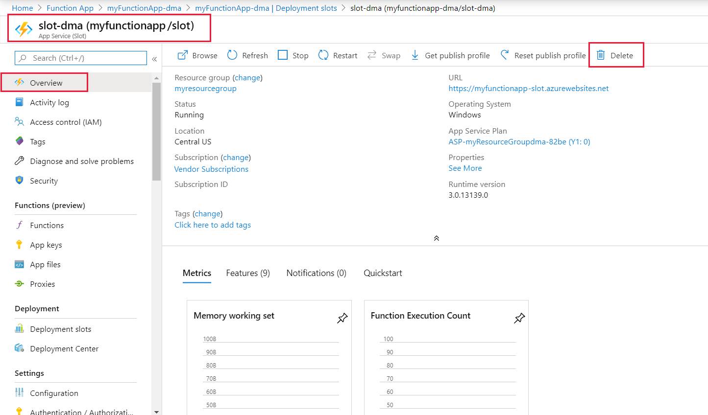 azure web app deployment slots