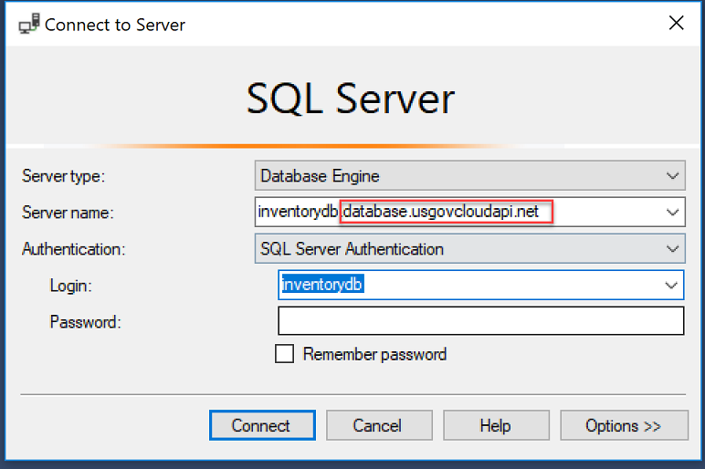 Connect to a computer that's running SQL Server
