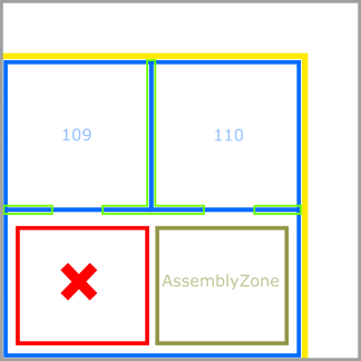 Example of a zone doesn't contain a label