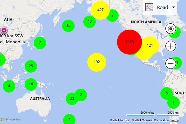 Bing Maps clustering