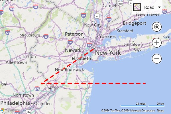 Bing Maps polyline