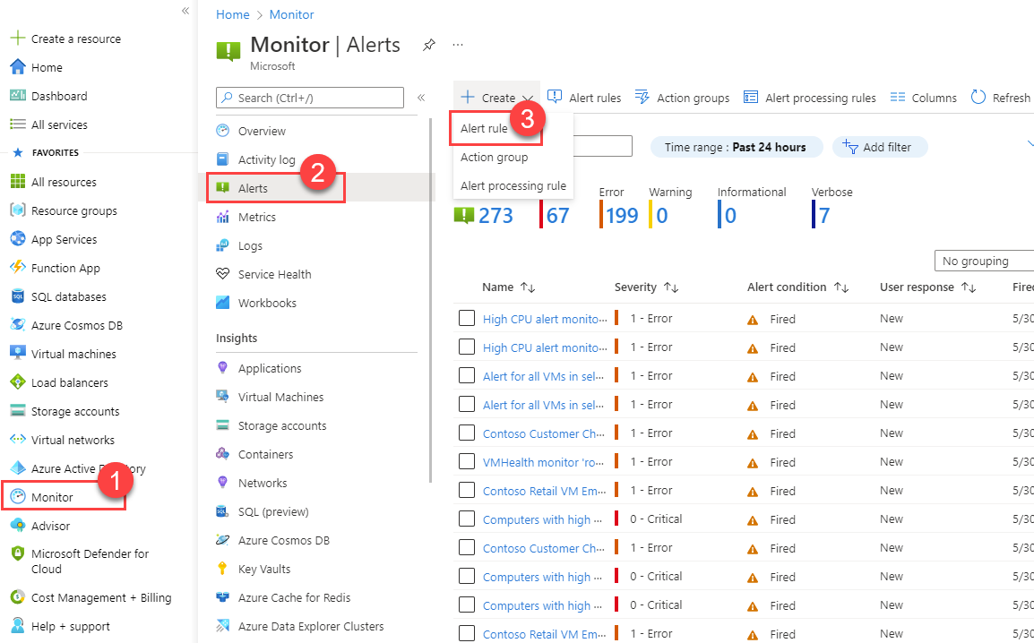Screenshot of microsoft app showing Setting Up Alerts and Notifications