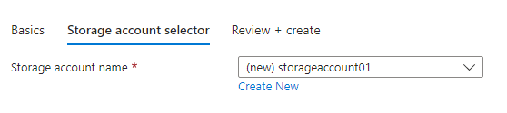 Microsoft.Storage.StorageAccountSelector
