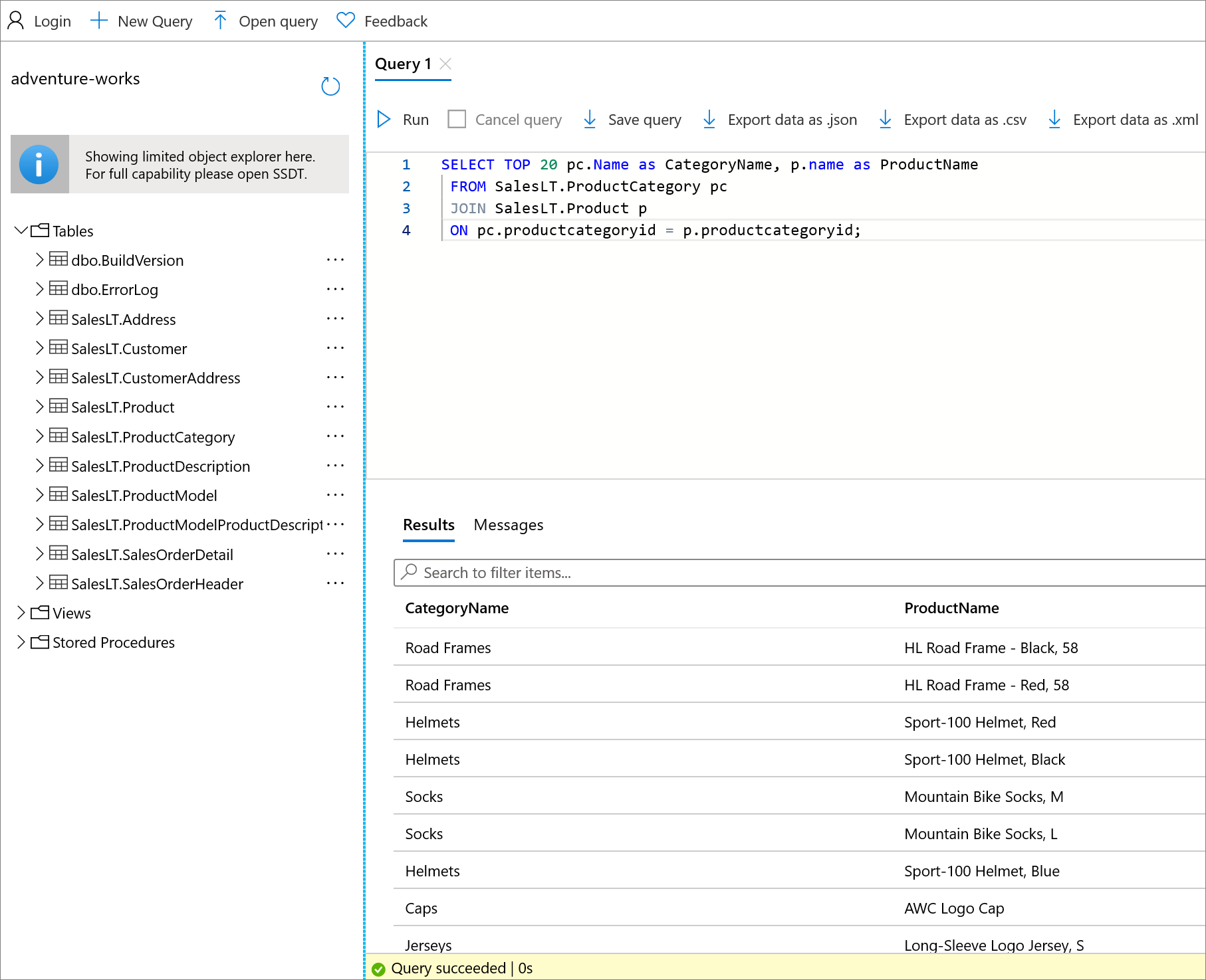 query-sql-database-with-query-editor-in-the-azure-portal-azure-sql