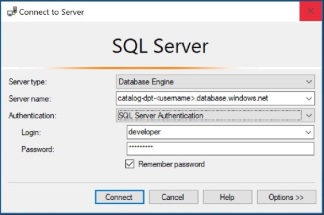 Connect to SQL Database from SSMS
