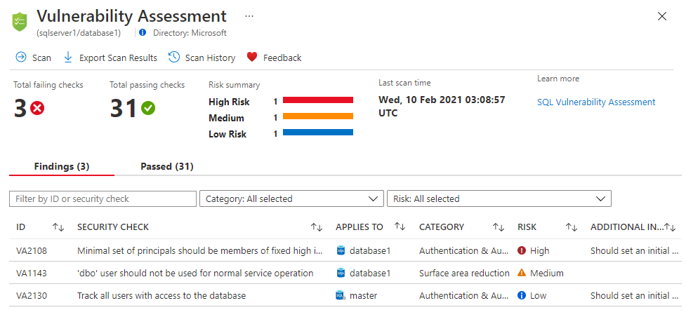 sql-vulnerability-assessment-azure-sql-database-sql-managed-instance-azure-synapse