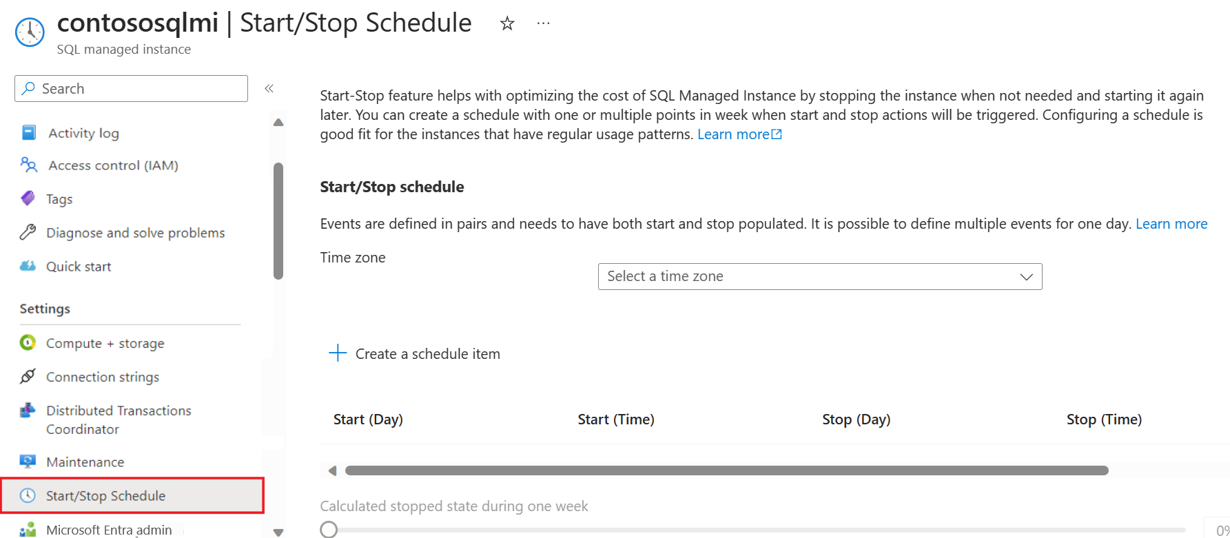 Stop And Start An Instance Azure Sql Managed Instance Microsoft Learn Stop And Start An Instance Azure Sql Managed Instance Microsoft Learn