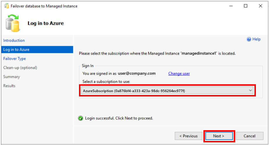 Screenshot that shows the page for signing in to Azure.