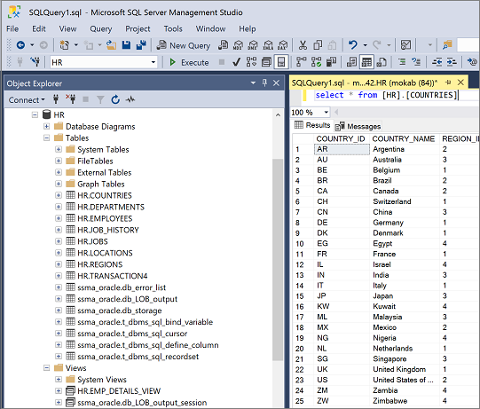 Screenshot that shows validation in SSMA for Oracle.