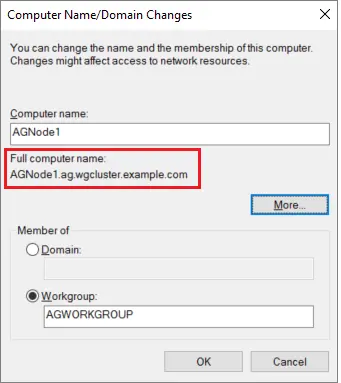 Configure a domain-independent workgroup availability group - SQL Server on  Azure VMs | Microsoft Learn