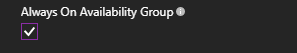 Enable Always On Availability Group in Azure Stack Hub administrator portal