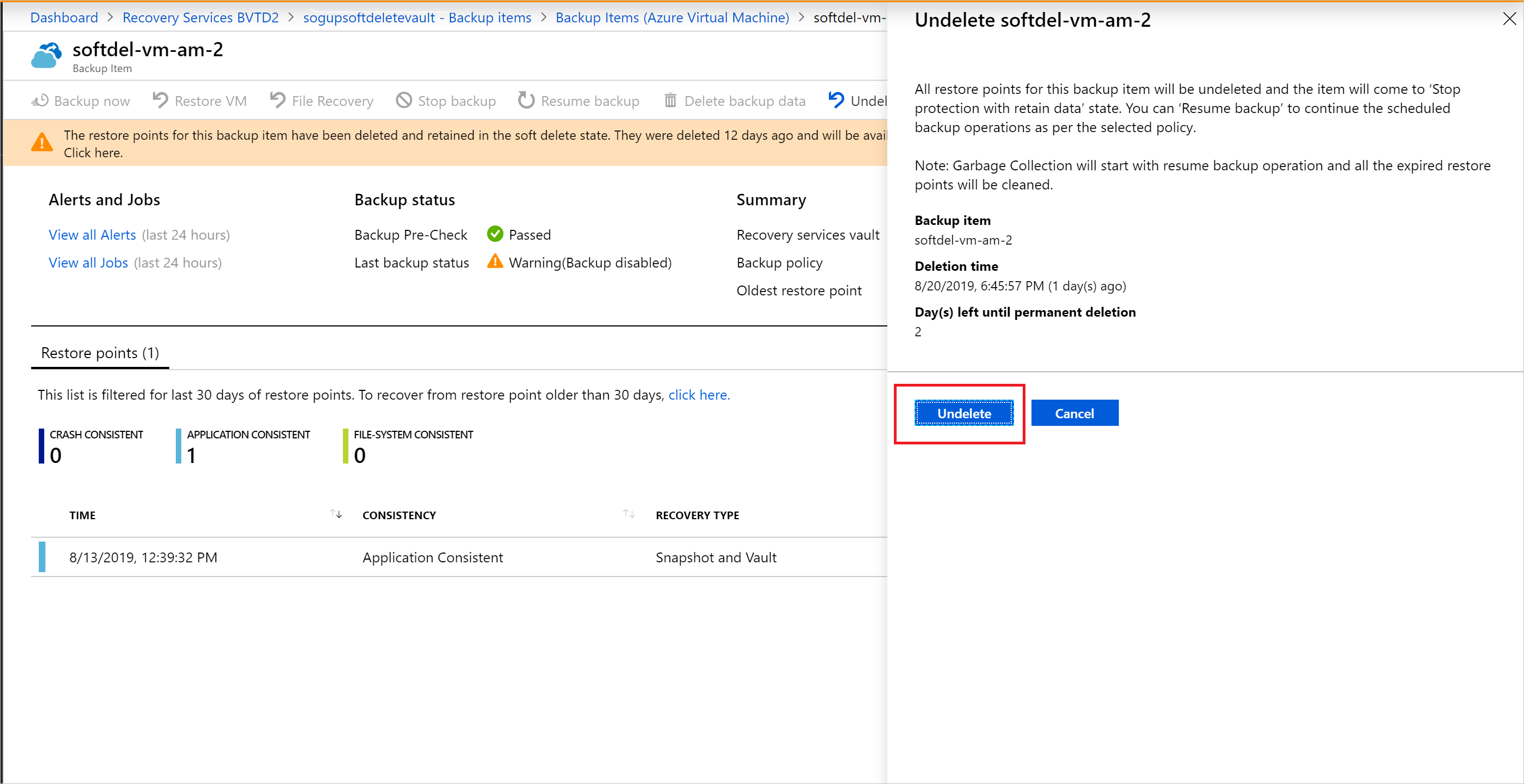 How Azure Backup Soft Delete protects from Accidental deletes, Malicious  and Ransomware threats - Microsoft Community Hub