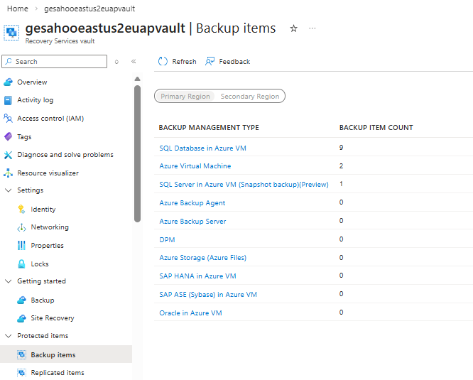 Manage and monitor SQL Server database and instance snapshot (preview ...