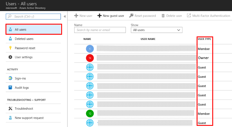 Microsoft Entra ID User-type