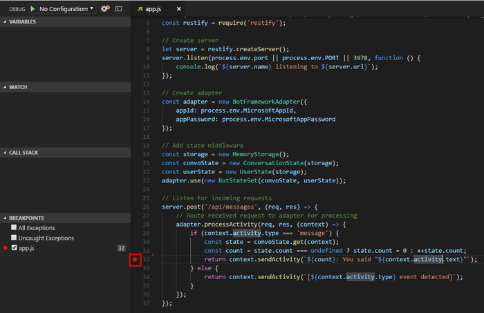 Coding Bot - 4 function bot that teaches coding