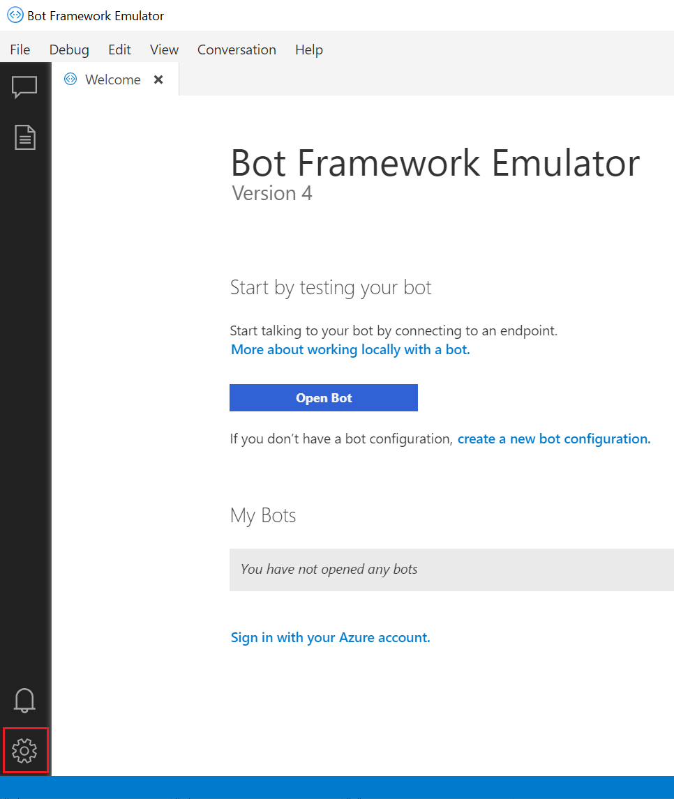 Test and debug bots using the Bot Framework Emulator - Bot Service |  Microsoft Learn