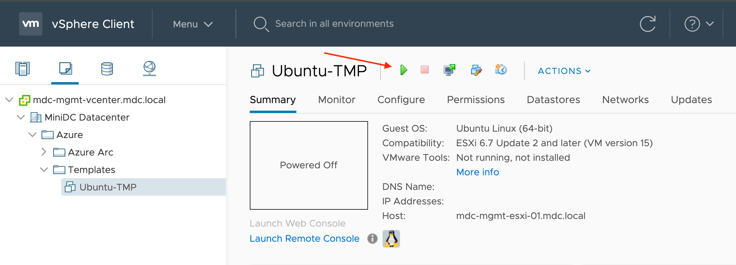 First screenshot of an Ubuntu installation