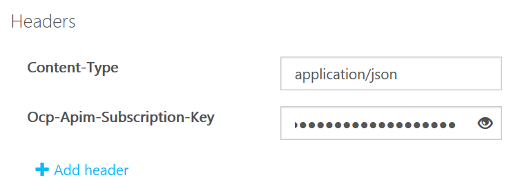 Try Image - Evaluate console subscription key
