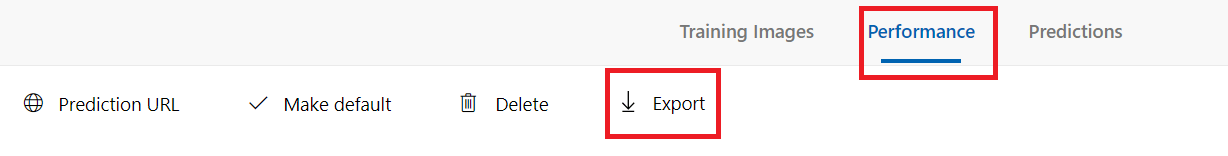 Image of the export icon