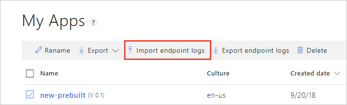 Import container's log files for active learning