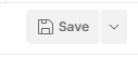 The save button for a Postman request.