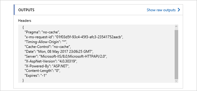 Screenshot showing the MQ "no message" error.