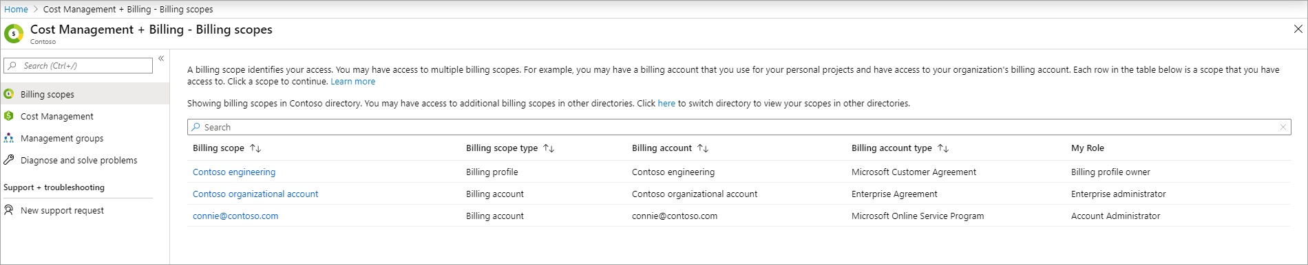 View Your Billing Accounts In Azure Portal Microsoft Cost Management