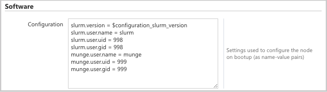 Edit Configuration