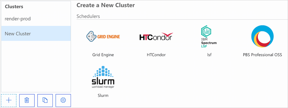 CycleCloud Create New Cluster Screen