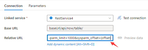 Screenshot showing another configuration to send multiple requests whose variables are in Query Parameters.