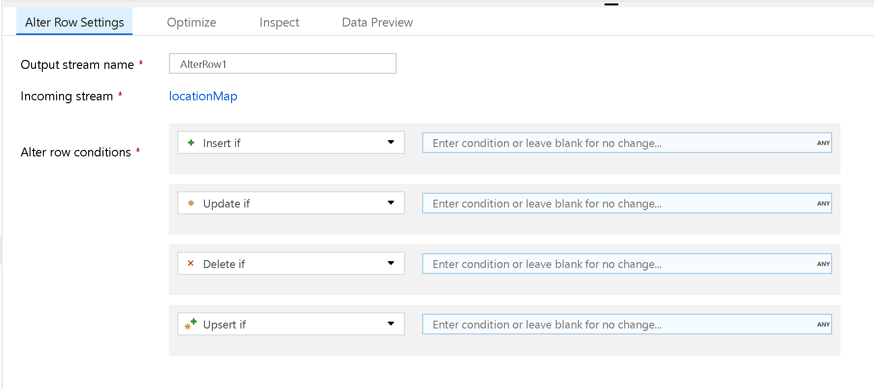 Alter row transformation in mapping data flow - Azure Data Factory & Azure  Synapse | Microsoft Learn