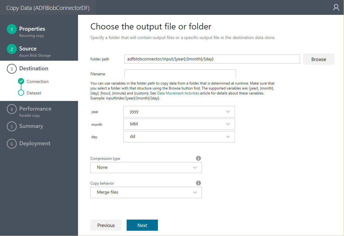 Copy Tool - Choose output file or folder