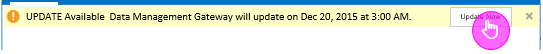 Update in DMG Configuration Manager