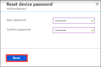 Reset password 2