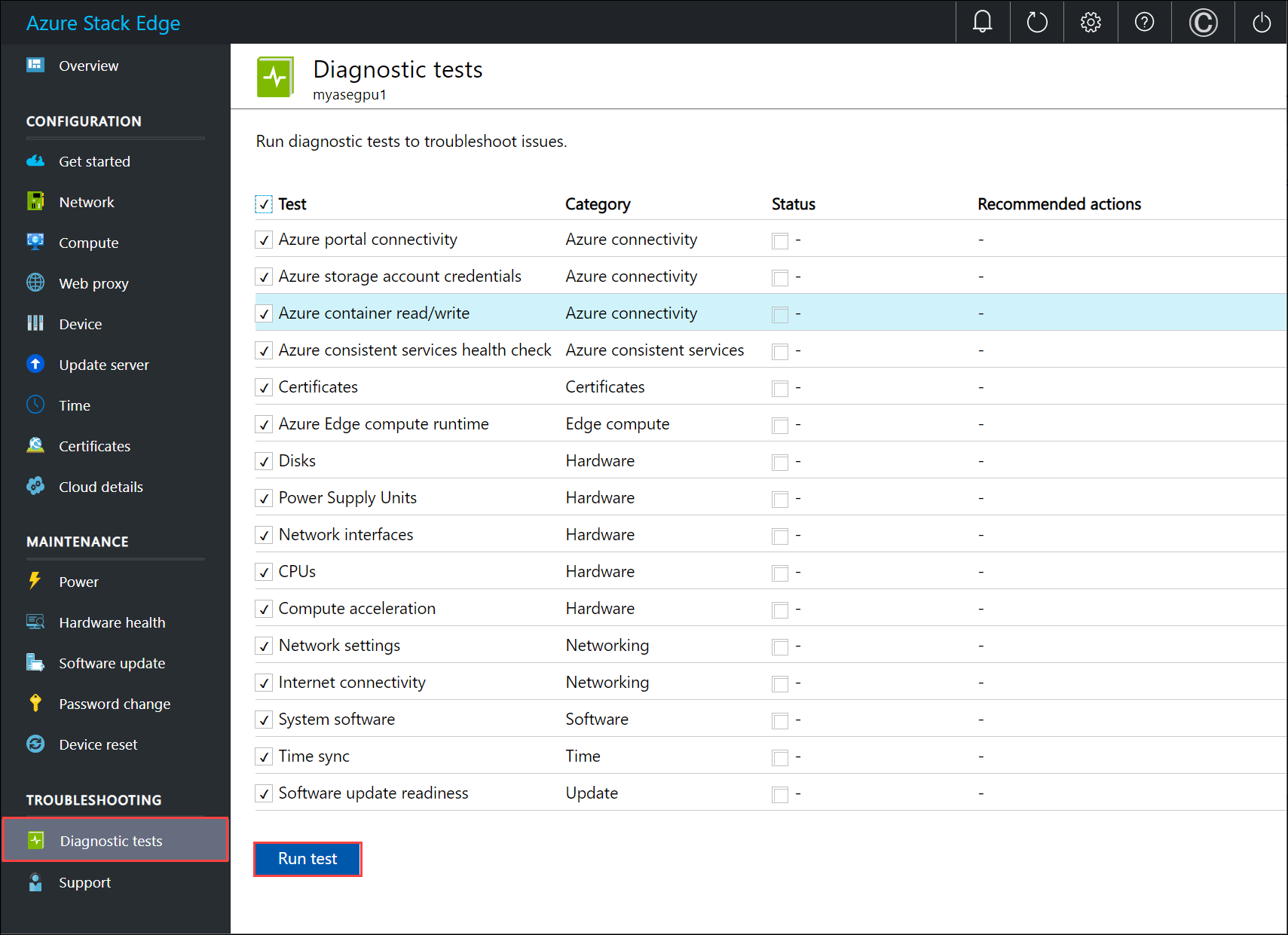 Run diagnostics, collect logs to troubleshoot Azure Stack Edge devices |  Microsoft Learn