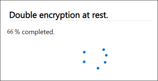 Local web UI "Encryption at rest" page