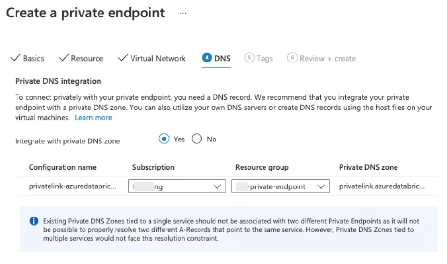 Habilitar o Link Privado do Azure como uma implantação simplificada – Azure  Databricks