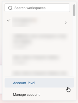 Switch to account-level Databricks One