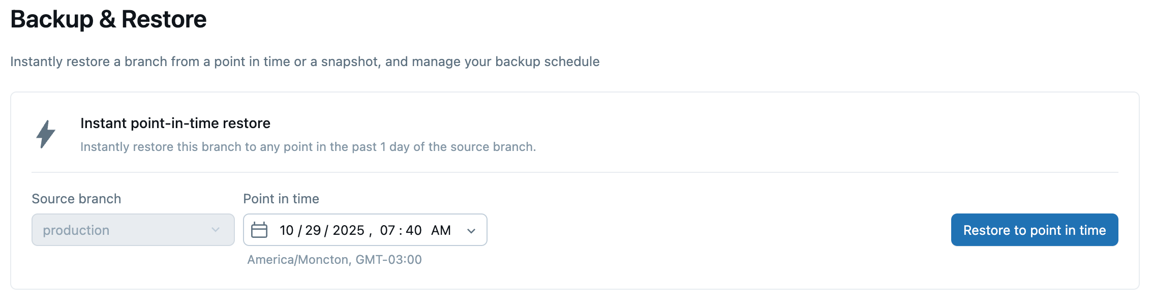 SQL Editor with preloaded sample SQL