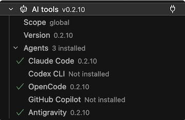 Databricks extension AI tools