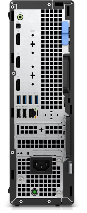 Picture of the back view of the DELL XE4 SFF.